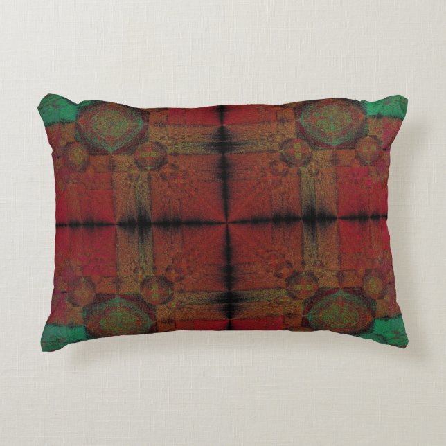 Fusionsrutnät Prydnadskudde (Framsidan)