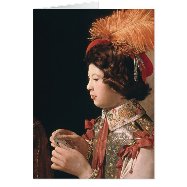 Fusk med överdängaren av diamanter hälsningskort (Framsidan)