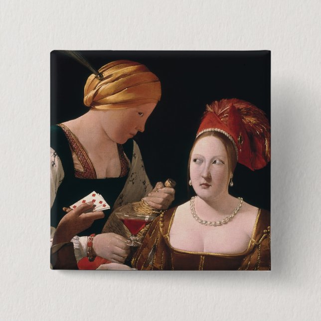 Fusk med överdängaren av diamanter knapp (Framsida)