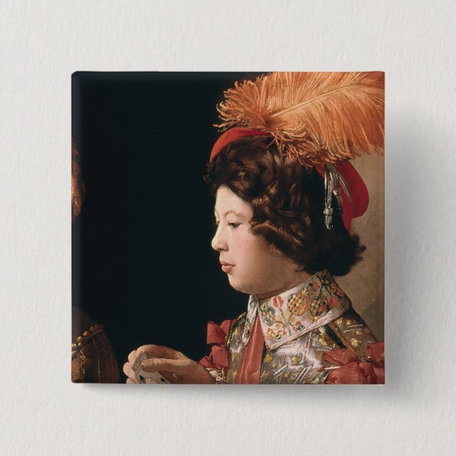 Fusk med överdängaren av diamanter knapp (Framsida)