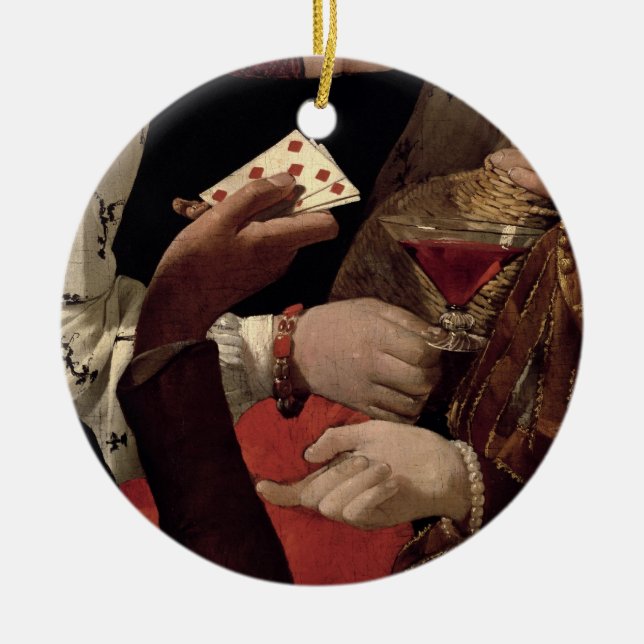 Fusk med överdängaren av diamanter, specificerar julgransprydnad keramik (Framsidan)