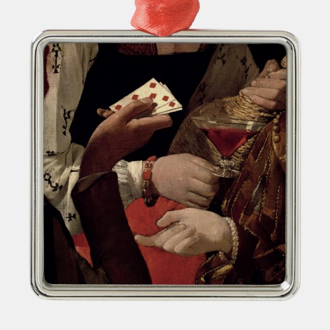 Fusk med överdängaren av diamanter, specificerar julgransprydnad metall (Framsidan)