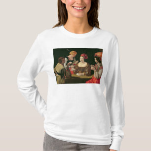 Fusk med överdängaren av diamanter tee shirt