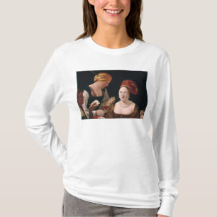 Fusk med överdängaren av diamanter tee shirt