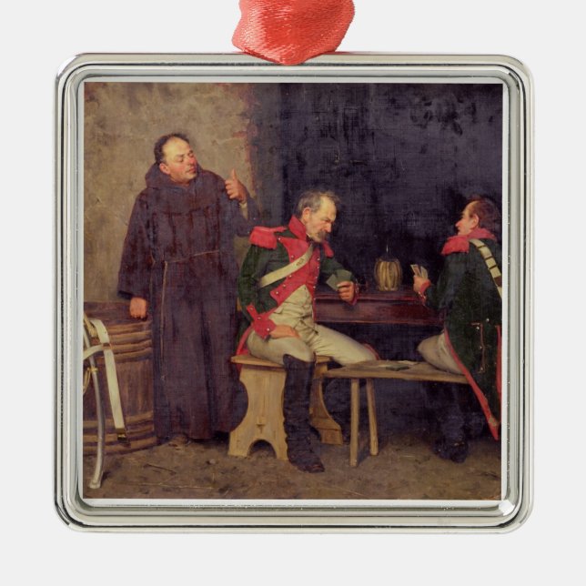 Fusk (olja på kanfas) (en av parar - se 19572 julgransprydnad metall (Framsidan)