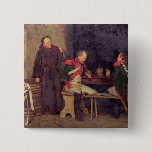 Fusk (olja på kanfas) (en av parar - se 19572 knapp (Framsida)