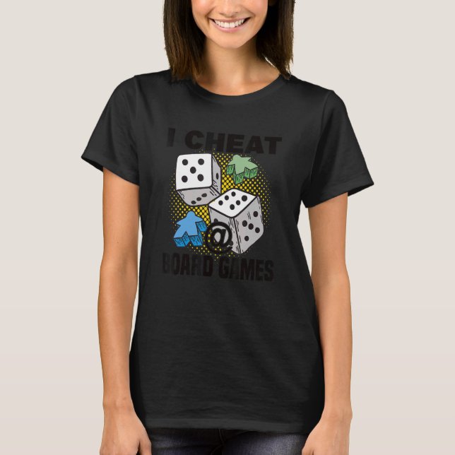 fuska på spelbrädans spelbord t shirt (Framsida)