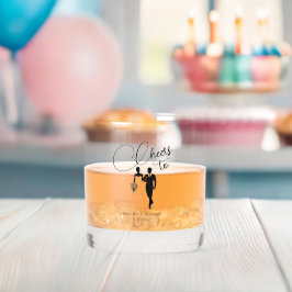 fuska par från elegant bröllop