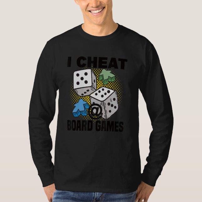 fuska vid brädspelsbräda spelare brädspel t shirt (Framsida)