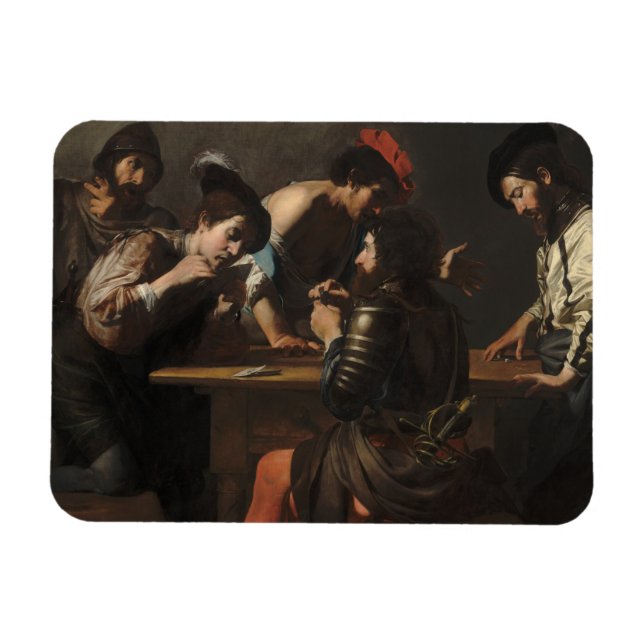 Fuskarna, legosoldater spelkort magnet (Horisontell)