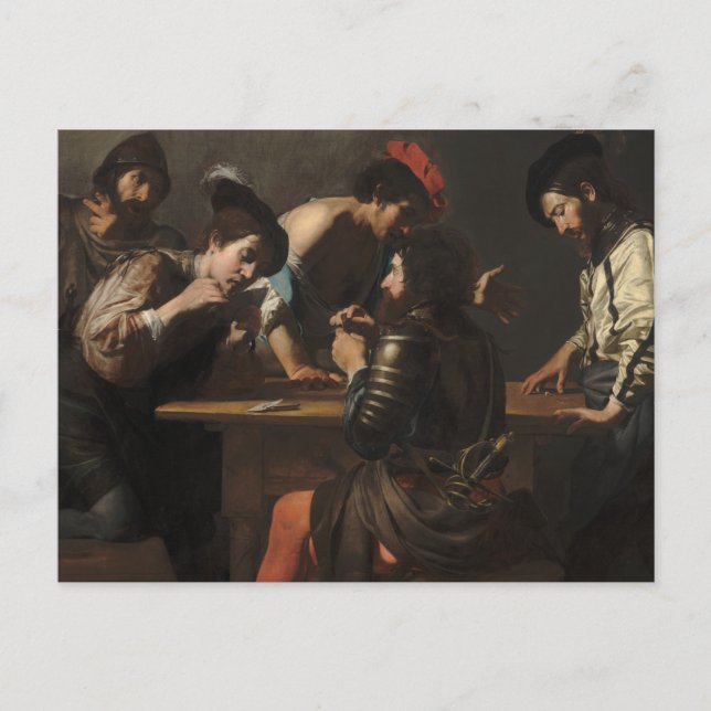 Fuskarna, legosoldater spelkort vykort (Framsida)