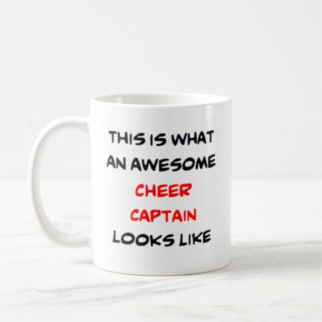 fuskkapten, fantastisk kaffemugg (Vänster)