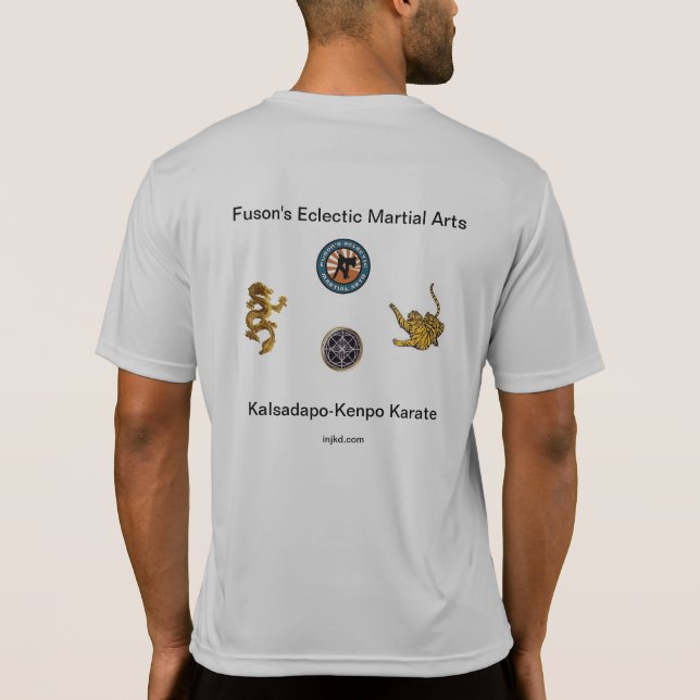 Fusons Kalsadapo-Kenpo skjorta T Shirt (Baksida)
