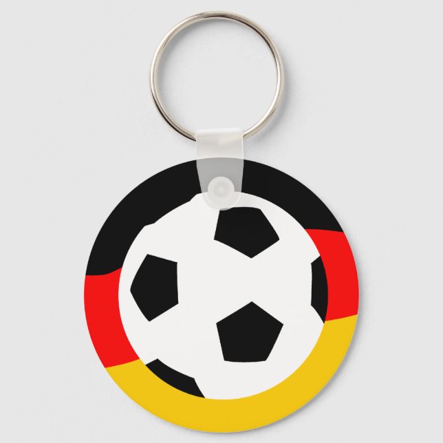 Fussball deutschland fahne nyckelring (Framsida)