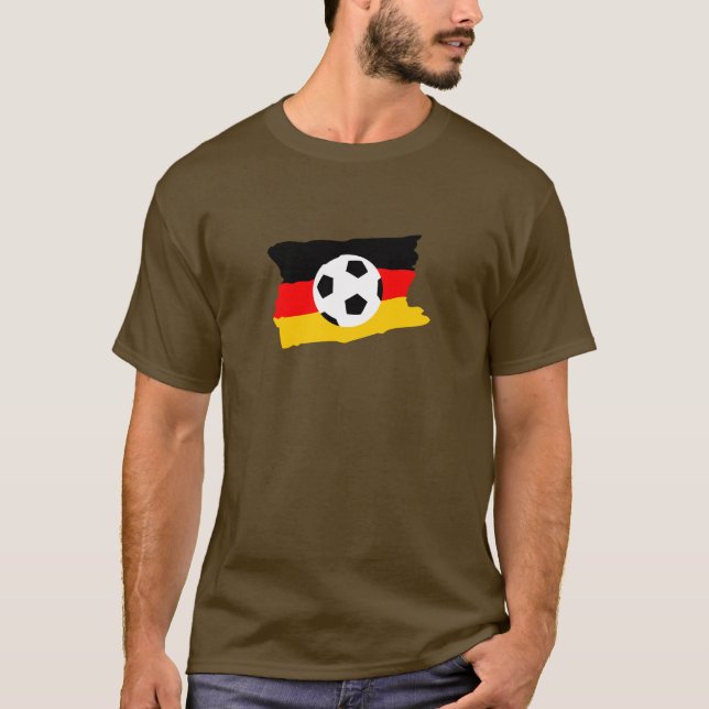 Fussball deutschland fahne tröja (Framsida)