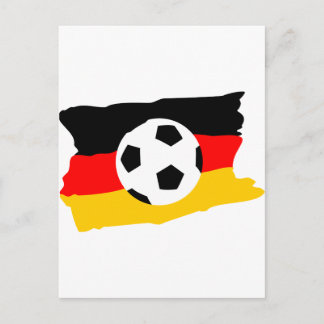 Fussball deutschland fahne vykort