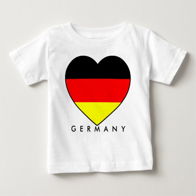 Fussball Deutschland "Germany" Herz WM 2010 Tee (Framsida)