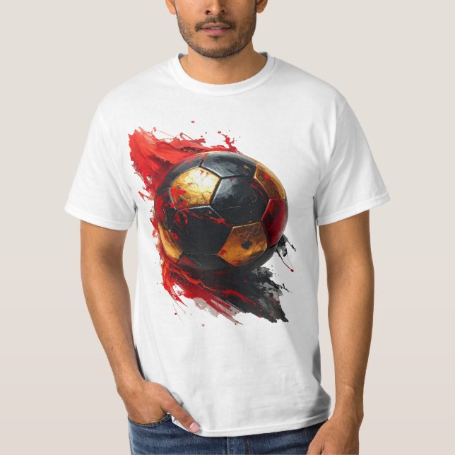 Fußball in Deutschland Farben, Name T Shirt (Framsida)