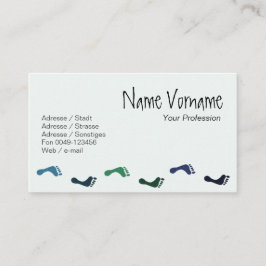 Füße Visitkort