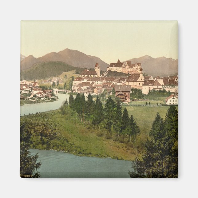 Fussen, Bayern, Tyskland Magnet (Framsidan)