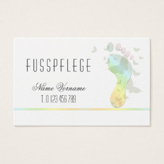 fusspflege visitkort