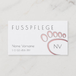 fusspflege visitkort