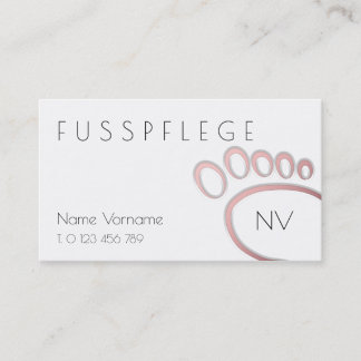 fusspflege visitkort