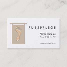 fusspflege visitkort
