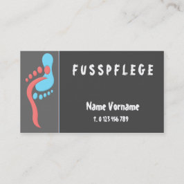 fußpflege visitkort
