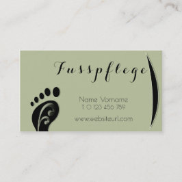 fusspflege visitkort