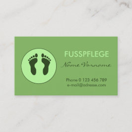 fusspflege visitkort