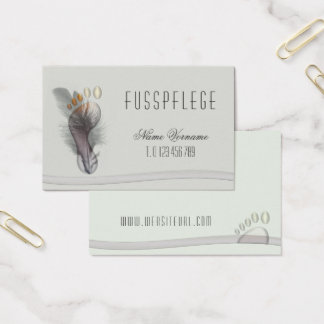 fusspflege visitkort