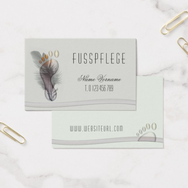 fusspflege visitkort (Kontor)