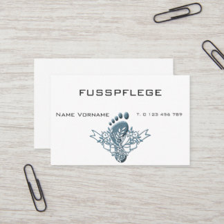 fusspflege visitkort