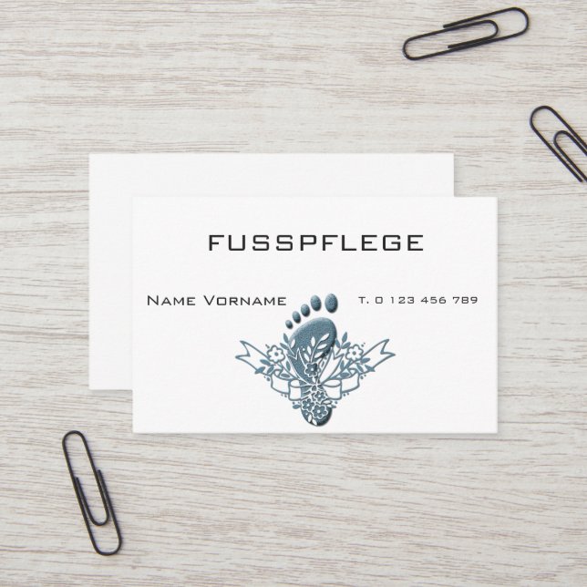 fusspflege visitkort (Fram/Back In Situ)