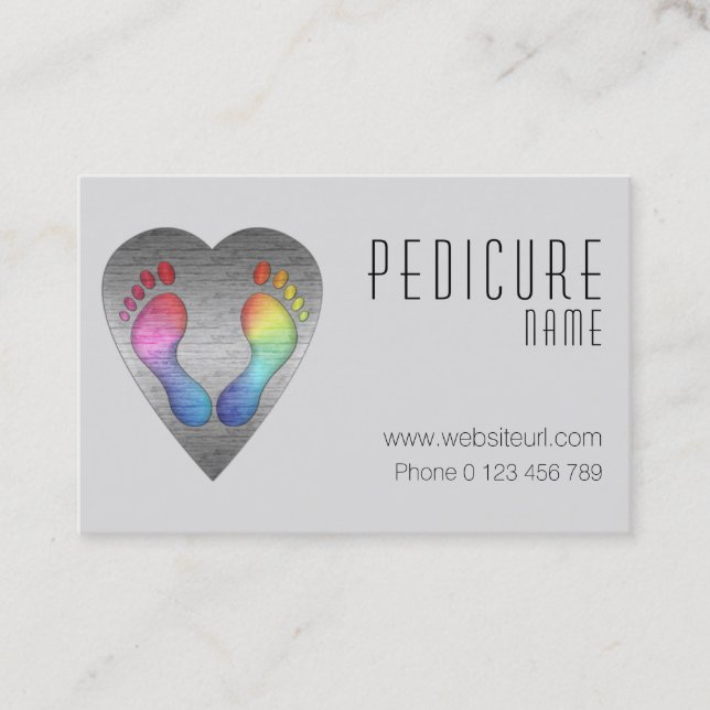 fusspflege visitkort (Framsida)