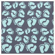 Fußspuren Fussabdrücke Baby Füßchen Stoffmuster