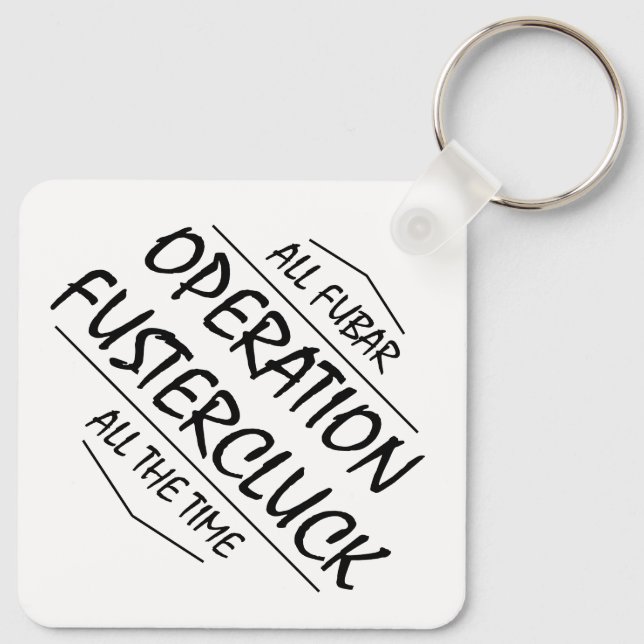 Fustercluck Keychain (Diamond) Nyckelring (Baksida)