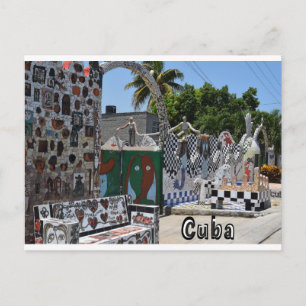 Fusterlandia Havana Cuba Art Vykort