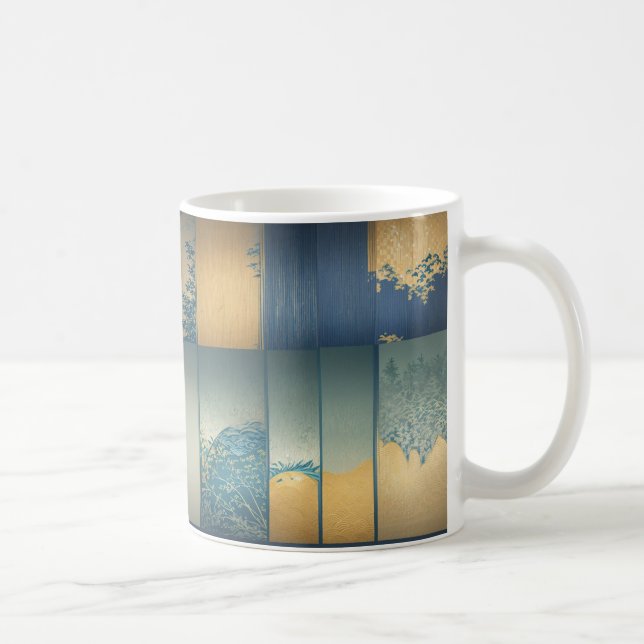 Fusuma Landscape - Japanese Screen Art Mug Kaffemugg (Höger)