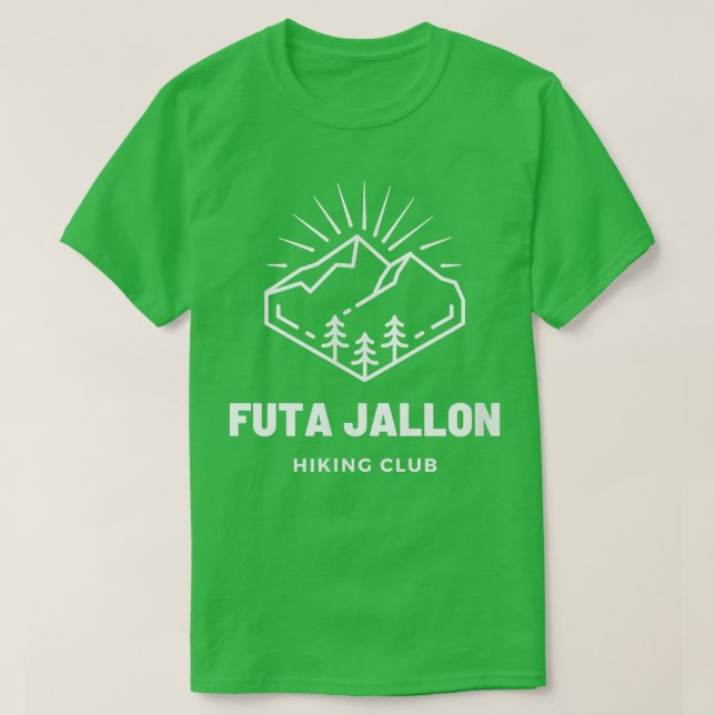 Futa Jallon Hiking Club  West African Fulani Mandi T Shirt (Design framsida)