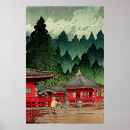 Futatsu Hall Nikko Kawase Hasui Poster