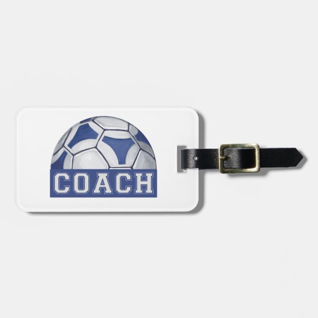 Futbal Coach Bagagebricka (Horisontell Framsida)
