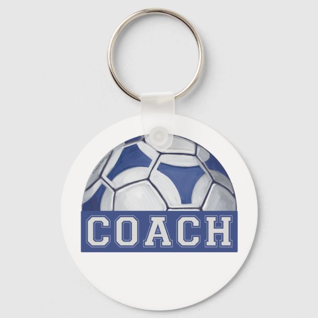 Futbal Coach Nyckelring (Framsida)