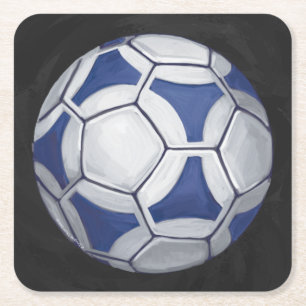 Futbal Underlägg Papper Kvadrat