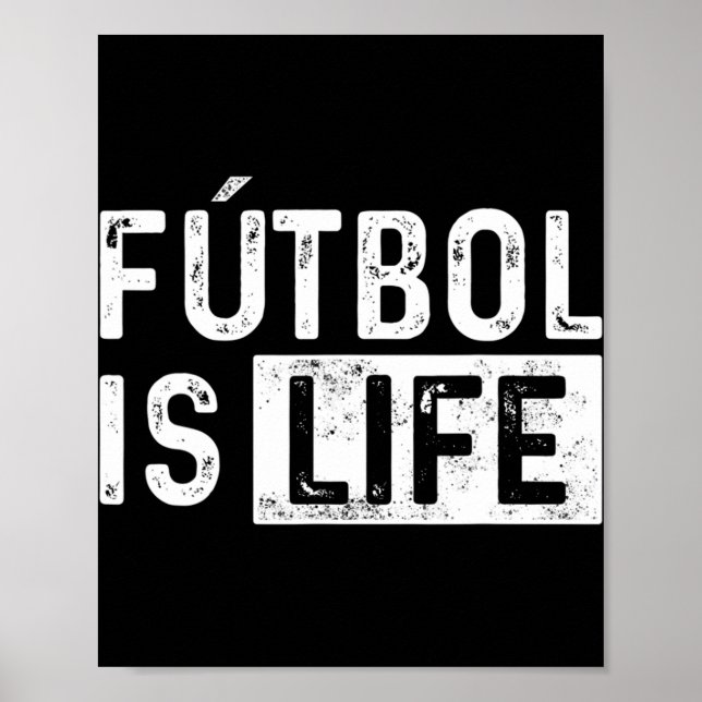 Futbol är Life Football Älskare-Roligten Poster (Framsidan)