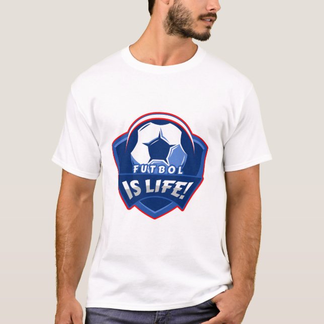 Futbol är Life! T Shirt (Framsida)