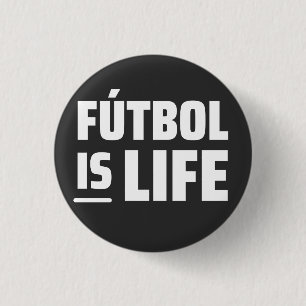 Futbol är liv, fotboll, fotboll, amerciska fotboll knapp