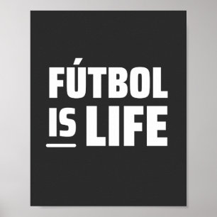 Futbol är liv, fotboll, fotboll, amerciska fotboll poster