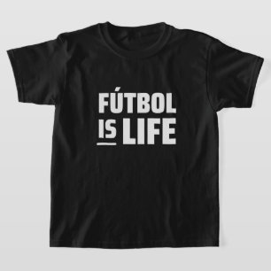 Futbol är liv, fotboll, fotboll, amerciska fotboll t shirt